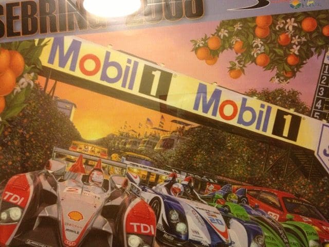 A poster of the mobil 1 team.